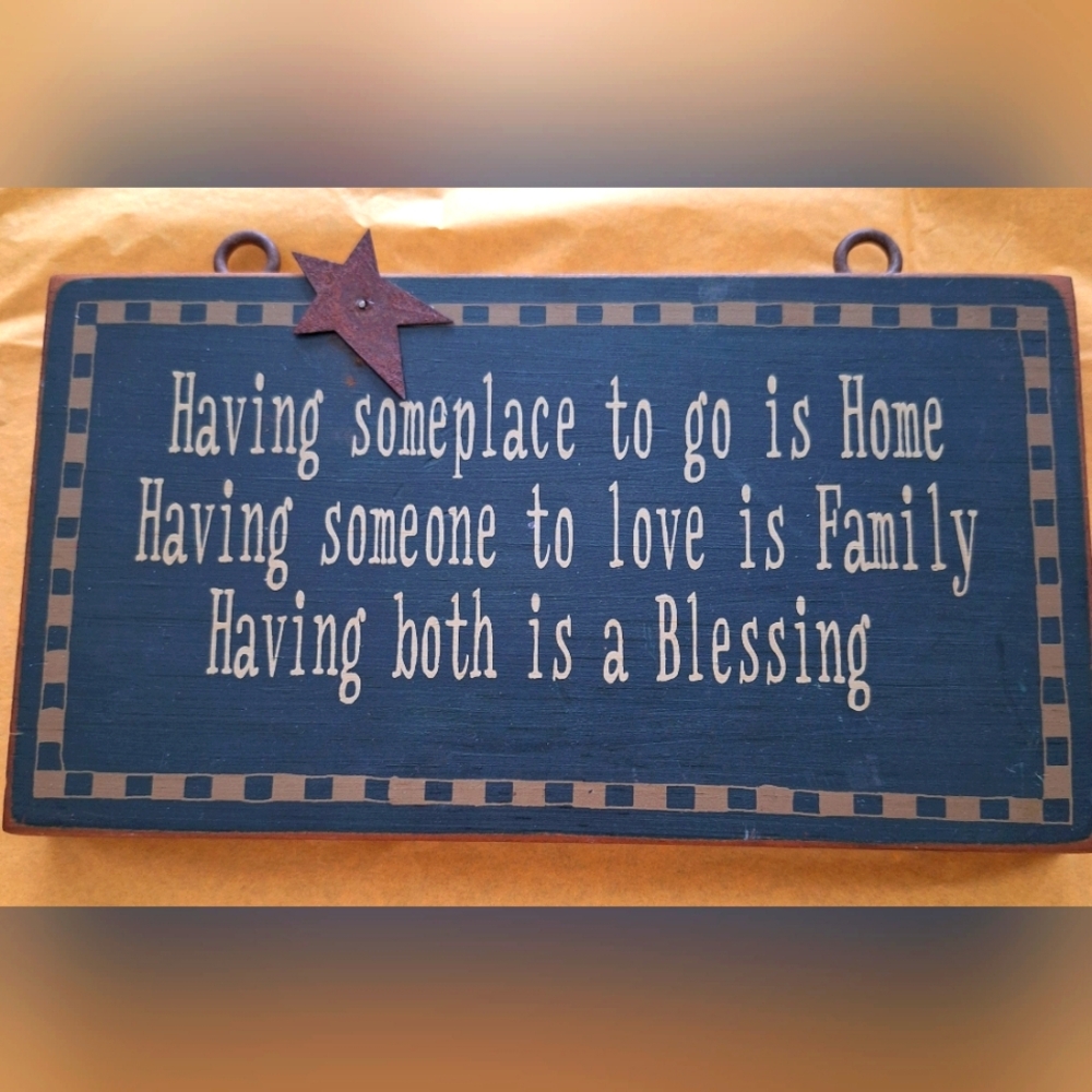 Wooden Wall Sign